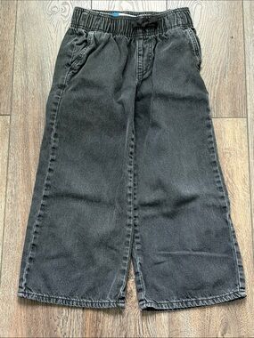 Old Navy Black Wide Leg Kids Jeans